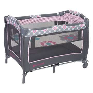 Baby Trend Lil' Snooze™ Deluxe II Nursery Center® Playard with Canopy and Plush Toys