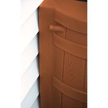 Rain Wizard 50 Gallon Eco-Friendly Rain Barrel for Gardens