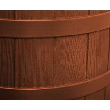 Rain Wizard 50 Gallon Eco-Friendly Rain Barrel for Gardens