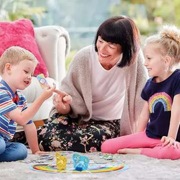 Orchard Toys Moose Games Rainbow Unicorns Game. Race Your Unicorns Over The Rainbow to a Pot of Gold in This Magical, Fun Color-Matching Game! Ages 3+ for 2-4 Players