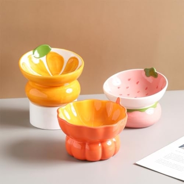 Cute Slanted Cat Bowl for Better Digestion - Yeexoxow