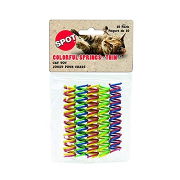SPOT Ethical Colorful Springs Cat Toy - Engaging Playtime for Cats