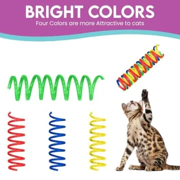 SPOT Ethical Colorful Springs Cat Toy - Engaging Playtime for Cats