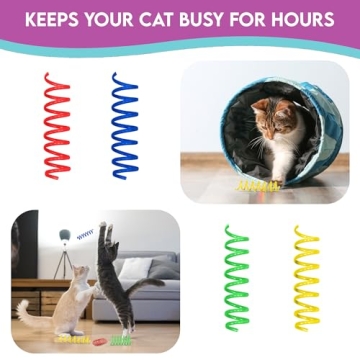 SPOT Ethical Colorful Springs Cat Toy - Engaging Playtime for Cats