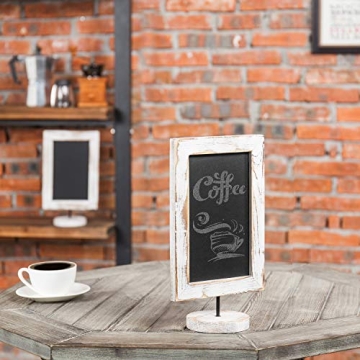 MyGift Rustic Chalkboard Sign Set | Versatile Decor Solution