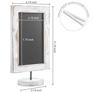 MyGift Rustic Chalkboard Sign Set | Versatile Decor Solution