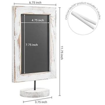 MyGift Rustic Chalkboard Sign Set | Versatile Decor Solution