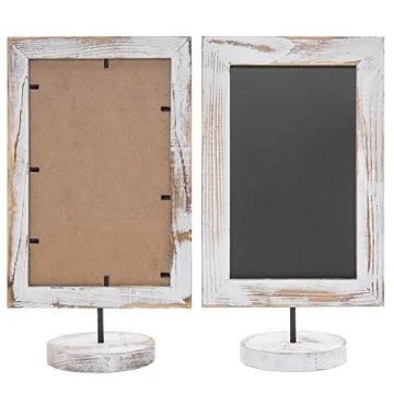 MyGift Rustic Chalkboard Sign Set | Versatile Decor Solution