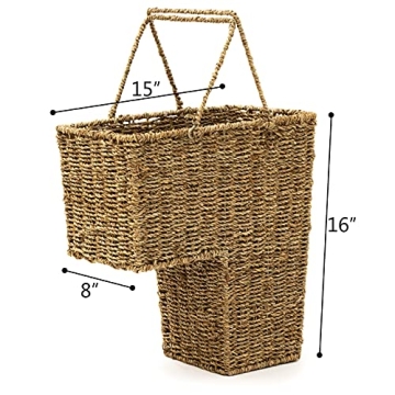 Trademark Innovations Stairs Basket - Stylish Storage Solution
