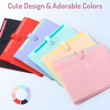 Forvencer Accordion File Organizer for Stylish Document Storage