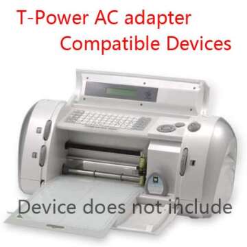 T POWER Ac Adapter Compatible with Cricut Cutting Machines Personal Expression Create, Expression 2 KSAH1800250T1M2, Model: KSAH1800250T1M2, 05758 SDU40A, T-UV-A40 Power Supply Cord Charger
