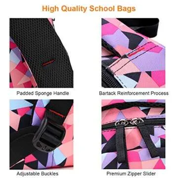 Atarni Kids School Backpack Set with Lunch Bag & Pencil Case