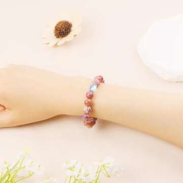 Unique Sereney 60th Birthday Natural Stone Bracelet