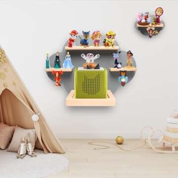 OPERMAXER for TonieBox and for Tonie Shelf Cloud, Tonies Storage for Tonie Figures Characters, Float...