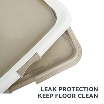 Pawise Pee Pad Holder for Puppy Pads, Dog Pad Holder, Pee Pad Tray for Training Pads,Puppy Pad Holder for Dogs (23.5"x23.5")