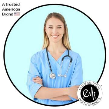 EMI OCC-PSN 2 Piece Set - Occluder Plus Snellen Pocket Eye Exam Chart Kit - Eye Exam from 6 feet Away