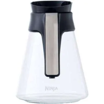 Ninja Coffee Bar with Glass Carafe and Auto-iQ One Touch Intelligence - CF080 (Renewed)