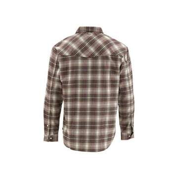 Simms Gallatin Flannel L/S Shirt (Tumbleweed Plaid, X-Large)