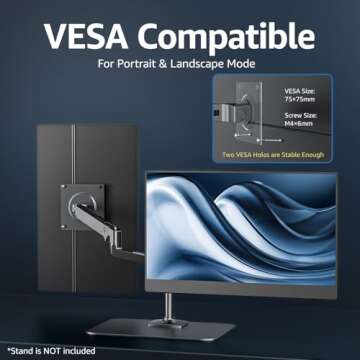 cocopar Portable Monitor 15.6 Inch 1080P Travel Monitor with Speaker HDMI USB-C External Monitor for Laptop MacBook Surface PC Xbox PS4/5, with Cover Stand VESA