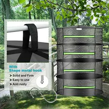 Bestio Herb Drying Rack - 6 Layers for Quick Drying