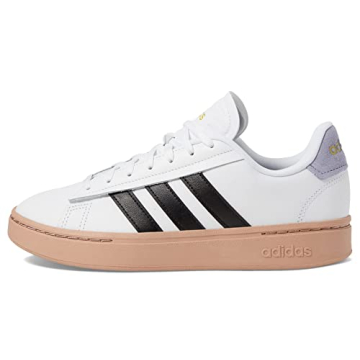 adidas Originals Grand Court Alpha White/Core Black/Silver Violet 9.5 B (M)