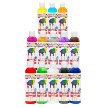 Colorations Liquid Watercolor Paint Set of 13 Colors