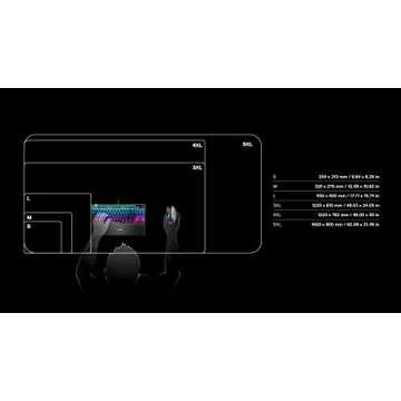 SteelSeries QcK Gaming Mouse Pad - 3XL Cloth - Optimized For Gaming Sensors - Maximum Control