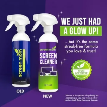 Screen Mom Screen Cleaner Spray and Cloth for All Screens