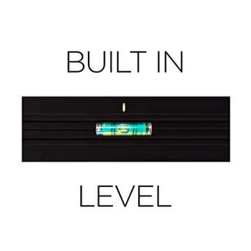 Crescent Creative Products Perfect Pro Picture Frame Wall Hanging Tool with Level, 48 inch, Black