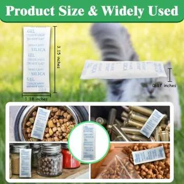 xcivi Desiccant Bags for Pet Food - Fresh & Dry