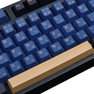 MOLGRIA Blue Samurai Keycaps for Gaming Keyboards