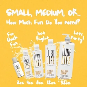 Lube Life Water-Based Personal Lubricant - Non-Staining & Premium