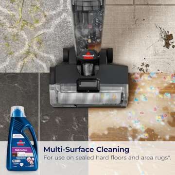Bissell MultiSurface Floor Cleaning Formula for Crosswave and Spinwave (80 oz), 1789G