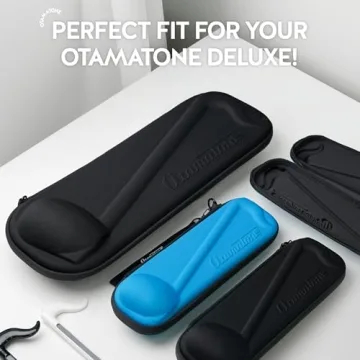 Otamatone Official Slim Case (Deluxe - 17.25 inch) Musical Instrument Toy Synthesizer Hard Shell Cover, Smooth Fitted Protective Interior with Official Logo Strap