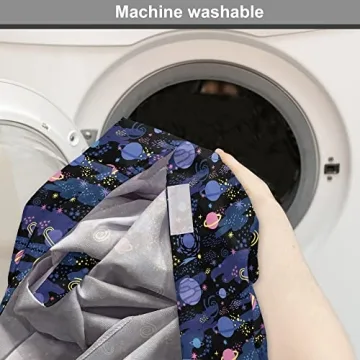 Ambesonne Galaxy Dog Crate Cover for Stylish Pet Spaces