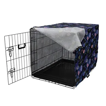 Ambesonne Galaxy Dog Crate Cover for Stylish Pet Spaces