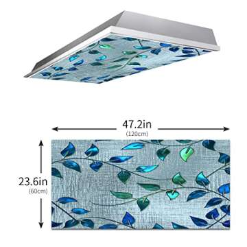 Drop Ceiling Light Cover 4x2' Eco-friendly Retro Design