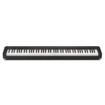 Casio CDP-S160 88-Key Compact Digital Piano - Black Bundle with CS-46 Stand, Adjustable Bench, Instructional Book, Austin Bazaar Instructional DVD, Online Piano Lessons, and Polishing Cloth