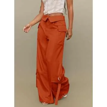 RAISECOM Women’s High-Waisted Cargo Pants with Pockets