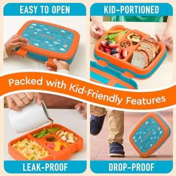 Bentgo Kids Prints Bento Lunch Box for Ages 3-7