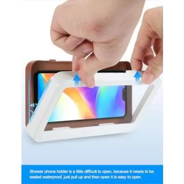 KUNSLUCK Waterproof Shower Phone Holder for All Phones