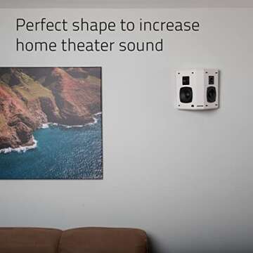 Fluance Elite High Definition 2-Way Bipolar Surround Speakers - Perfect for Immersive Audio Setup