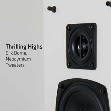 Fluance SXBP2 Bipolar Surround Speakers for Home Theater