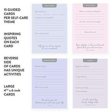 Eccolo's 60 Positive Affirmation Cards for Self-Care