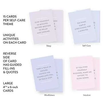 Eccolo's 60 Positive Affirmation Cards for Self-Care