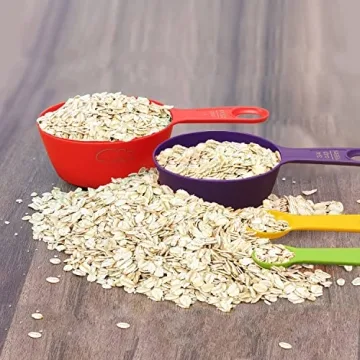 Colorful 12-Piece Measuring Cups and Spoons Set