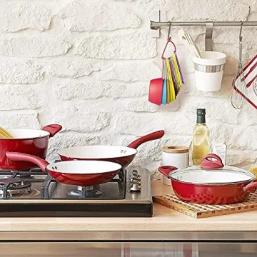 Colorful 12-Piece Measuring Cups and Spoons Set