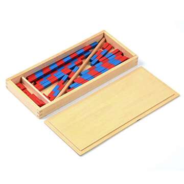 Montessori Small Numerical Rods Math Teaching Toys for Kids