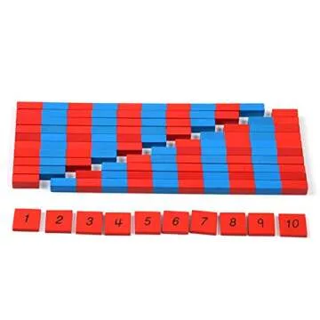 Montessori Small Numerical Rods Math Teaching Toys for Kids