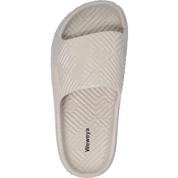 Weweya Non-Slip Shower Slippers for Men Women